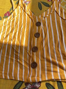 Striped Yellow Top
