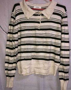 Striped Knit Sweater