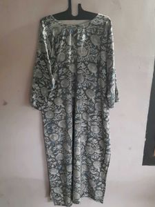 Kalamkari Print Kurta With Duppatta