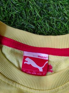 Puma Yellow Sweatshirt