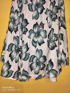 Floral Print Skirt
