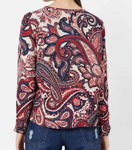 Paisley Print Blouse