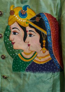 Bani Thani style painting Kurta