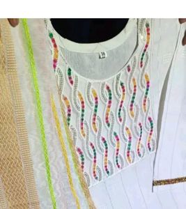 Afghani Kurta Pant Dupatta Set XL