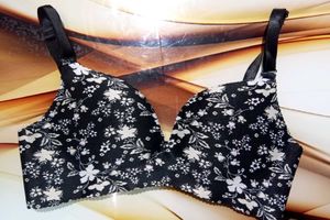Floral Print Bra