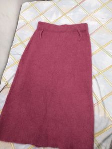 Wollen Plaited Skirt
