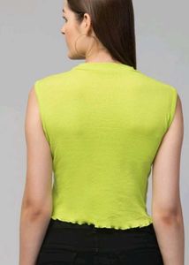 Trendy Neon Green Tank Top