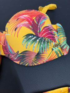 Tropical Print Bikini Set