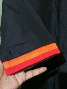 Black Beautiful Combination Kurti😍