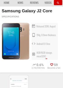 Samsung Galaxy J2 Core Dead Phone