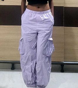 Lavender Cargo Pants – Women’s Baggy Fit