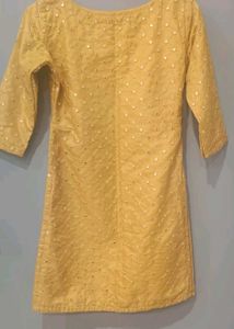 A-line Mirror Work Kurti