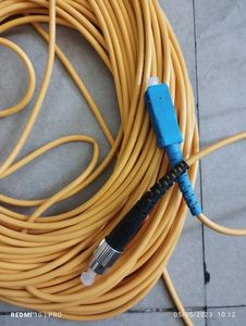 Branded Fiber Optic Cable With Connector
