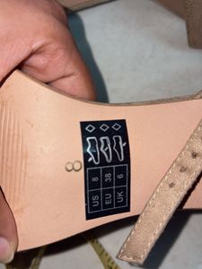 FOREVER 21 Elegant Nude Heels (3 inch heel size)