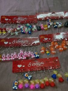 Set Of Five Dozen Keychains- Total 60 Pieces...