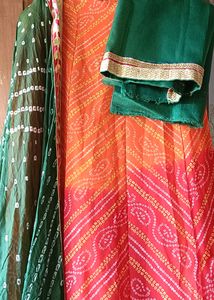 Bandani Print Lehenga