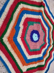 Colorful Crochet Rug