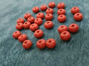Coral Round Pony Beads - Craft Supplies
