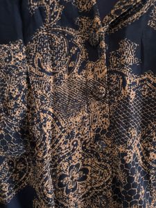Stylish Jumpsuit, Navy Paisley Sleeveless