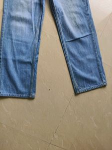 Light Blue Straight Fit Jeans