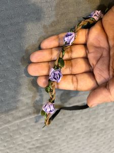 Purple Flower Tiara