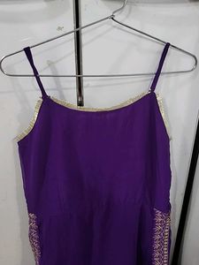 Elegant Purple Kurta Set