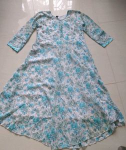 Floral Chiffon Anarkali