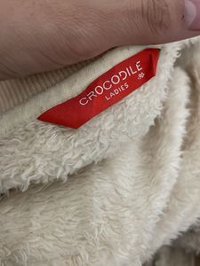 Crocodile Cozy Cream Sweater