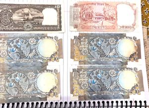 10 Rs Indian Notes Different collection