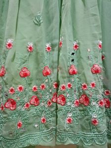 Elegant Green Kurta Set Condition Good