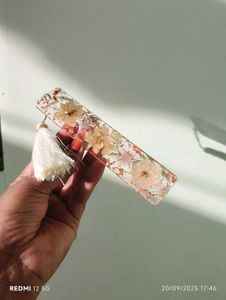 Floral Resin Bookmark
