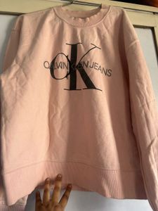 Calvin Klein Pink Sweatshirt