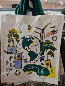 Artsy Tote Bag ( Jute )