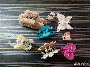 8 Different Style Claw Clips