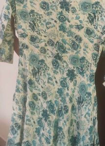 Floral Print Kurta and Dress Bundle