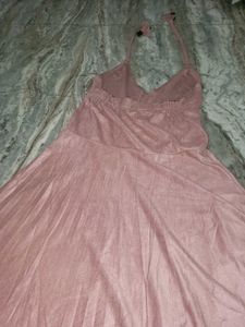 Peach Beautiful Dress 👗 😍