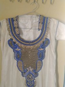 Netted Long Anarkali Kurta