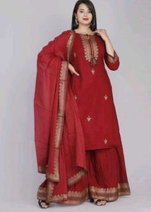 Women Kurta And Palazzo Set