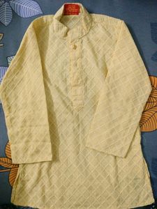 Kurta Pyjama Set With Full Embroidery
