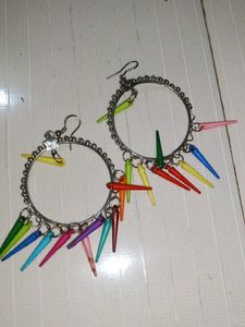 Colorful Spike Earrings