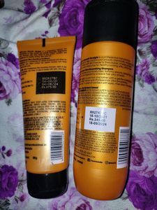 matrix sampoo and conditioner little bit used sampoo nt  conditioner.. only once