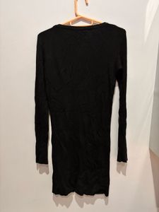 Black Button-Down Dress.NOT WORN EVEN ONCE