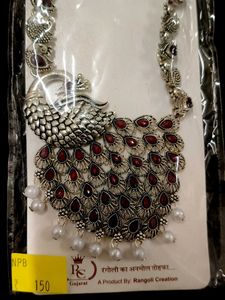 Peacock design necklace Set