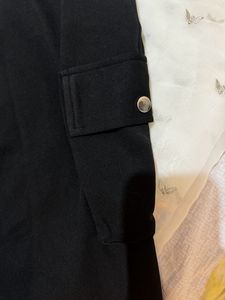 Black And Grey Six Pocket Korean Trouser Combo