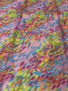Multi Coloured Printed Square Scarf