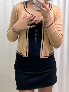 Tan Color Beautiful Cardigan