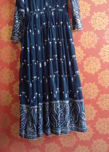 Elegant Navy Blue Kurta Set