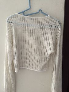 Crochet Knit Crop Top