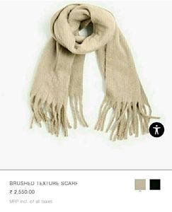 Zara Textured Scarf