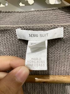 Mango Metalic Mist Knit Top D